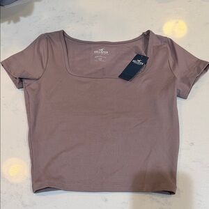 Hollister Seamless Mauve Crop Top